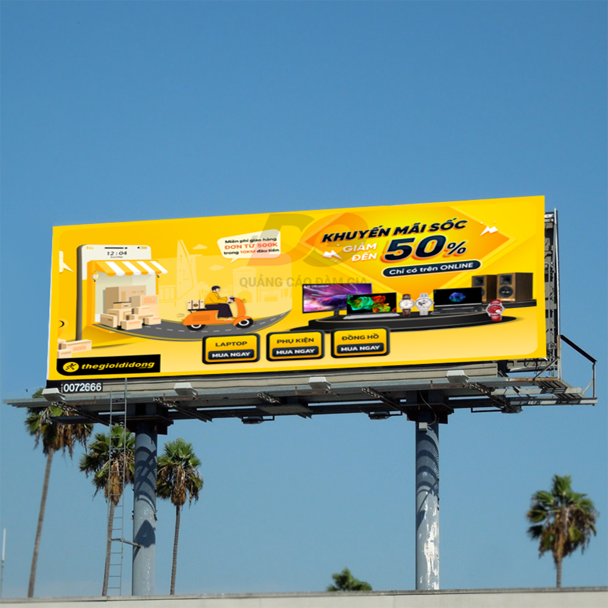 Biển bạt là lựa chọn lý tưởng để quảng cáo ngoài trời